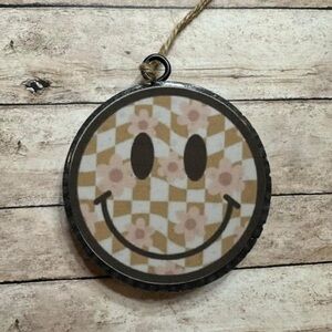 Car Freshie | (Tan Checkered) | Car Accessory | Trendy Freshie